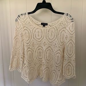 Cream Crochet Top